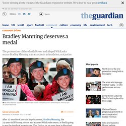 Bradley Manning deserves a medal