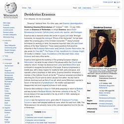 Desiderius Erasmus