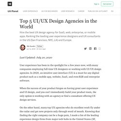 Top 5 UI/UX Design Agencies in the World – July 2020