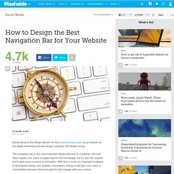 How to Design the Best Navigation Bar for Your Website