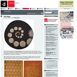 design blog - DesignAddict: Felt Rugs