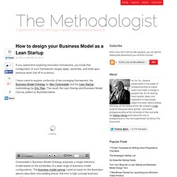 How to design your Business Model as a Lean Startup
