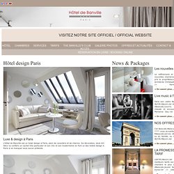 ~ Hôtel Design Paris - Design hotel Paris centre : Hotels design Paris 17 - Hôtel de Banville