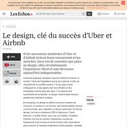 Le design, clé du succès d'Uber et Airbnb