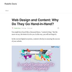 Web Design and Content: Why Do They Go Hand-in-Hand?