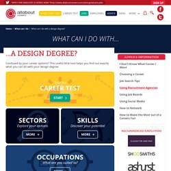 What can I do with a design degree?
