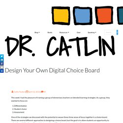 Design Your Own Digital Choice Board
