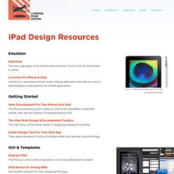 Design for iPad