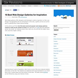 16 Best Web Design Galleries for Inspiration