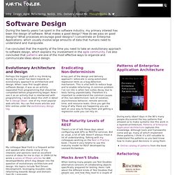 Martin Fowler - Design Guide