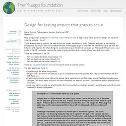 Design for Lasting Impact that Goes to Scale