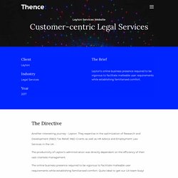 Thence UI/UX Design Company