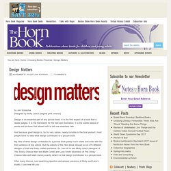 Design Matters — The Horn Book