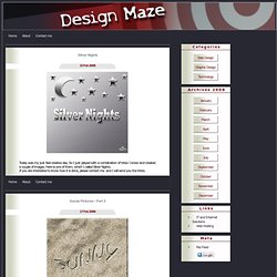 Design Maze - 2008 February Entries