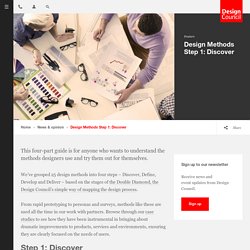 Design Methods Step 1: Discover