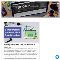 5 Web Design Mistakes That Led To Disasters