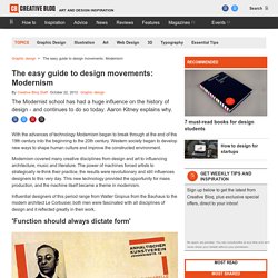 Understanding design movements: Modernism