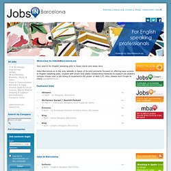 Jobs in Barcelona - Spain