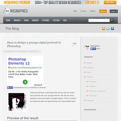 How to design a grunge styled portrait in Photoshop