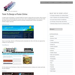 Tools To Design a Poster Online