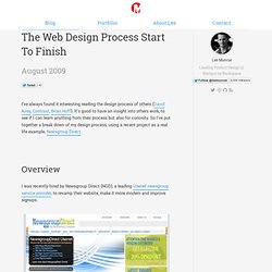 The Web Design Process Start to Finish