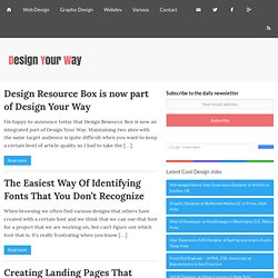 Design Resource Box