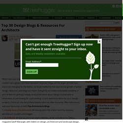 Top 30 Design Blogs & Resources For Architects