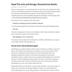 Read The Arts and Design: Romanticism Books  – Telegraph