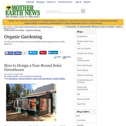 How to Design a Year-Round Solar Greenhouse