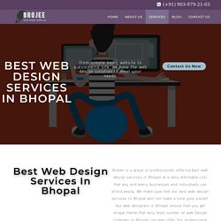 Best Web Design Services in Bhopal