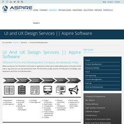 UI and UX Design Services