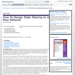 WCF P2P: How To Design State Sharing in a Peer Network