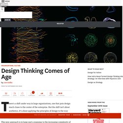 Design Thinking Comes of Age