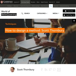 How to design a method: Scott Thornbury
