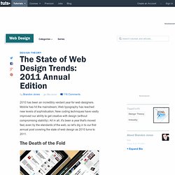 The State of Web Design Trends: 2011 Annual Edition