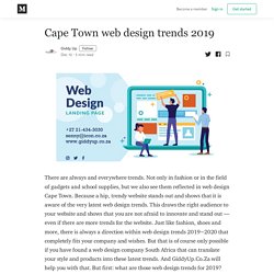 Cape Town web design trends 2019 - Giddy Up - Medium