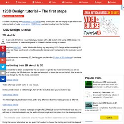 123D Design tutorial - The first steps - Tutorial45