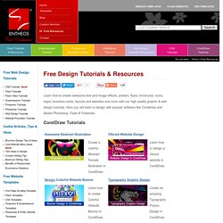 Graphic Design & Web Design Tutorials