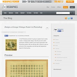 Design a Grunge Vintage Poster in Photoshop