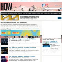 Top 10 Websites for Designers - April 2012