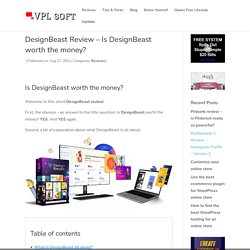 DesignBeast Review – Is DesignBeast worth the money?