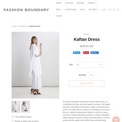 Womens Kaftan Dress – Fashion Boundary