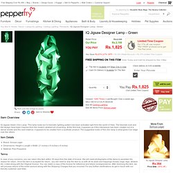 IQ Jigsaw Designer Lamp - GreenMarket Finds