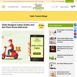 Order Designer Cakes Online in Gurgaon
