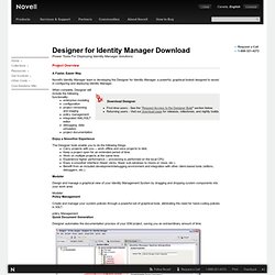 Designer for Identity Manager Download Page