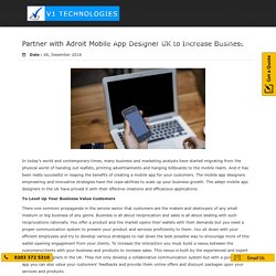 Partner with Adroit Mobile App Designer UK to Increase Business