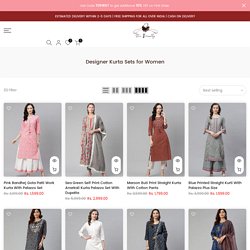 Buy Designer Kurta Sets for Women Online