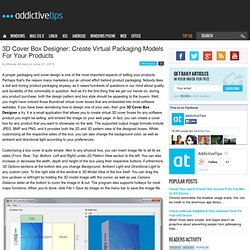 3D Cover Box Designer: Create Virtual Packaging Models For Products