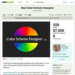 New Color Scheme Designer by John Vanhara