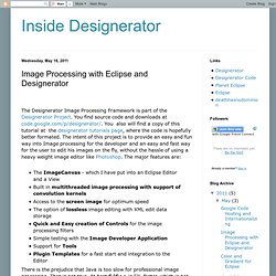 Image Processing with Eclipse and Designerator